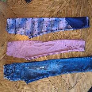 Girls Justice jeans & leggings Size 8